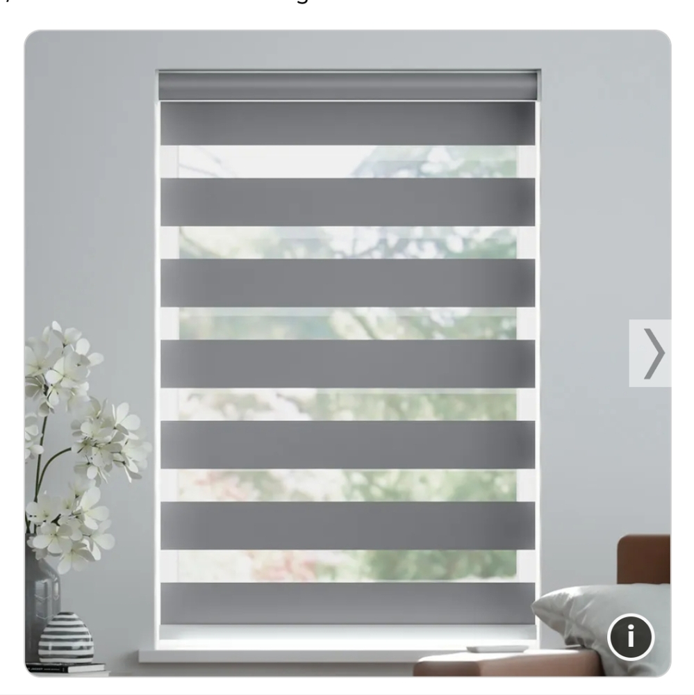 NWT Gemino Zebra Blind 20" W X 42" L - Picture 2 of 4